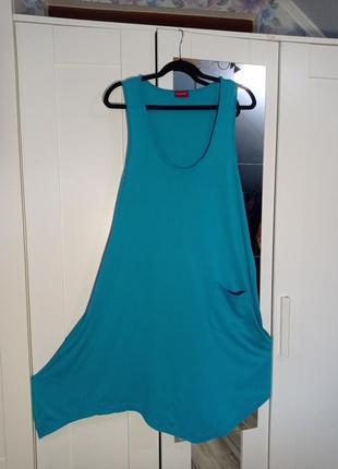 Бирюзовый сарафан 40, 42 европ