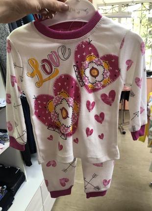 Пижама  з сердечками