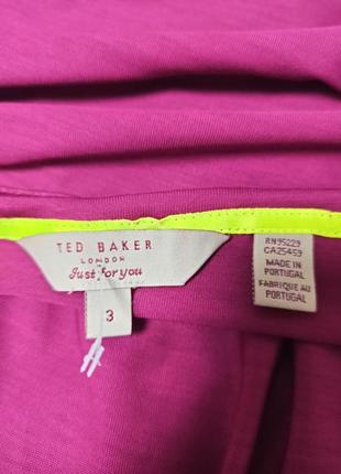 Однотонная футболка 100% лиоцелл р. 3 - l/xl, от ted baker6 фото