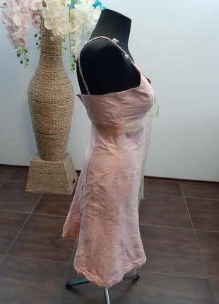 Сукня сарафан міді італія шовк8 фото