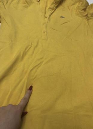 Желтое платье 🥻 lacoste 💛 желтое4 фото