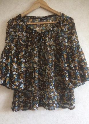 Блузка в квітковий принт orsay
