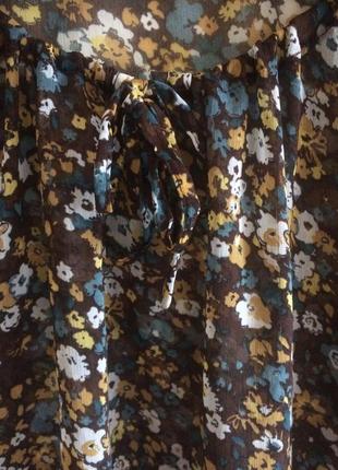 Блузка в квітковий принт orsay4 фото