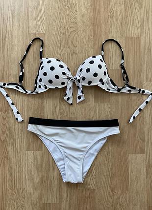 Белый в горошек купальник firetrap великобритания