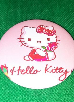 Круглый магнит hello kitty2 фото