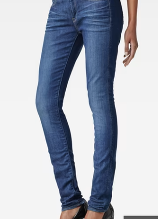 Джинси g-star raw 3301 contour high skinny jeans