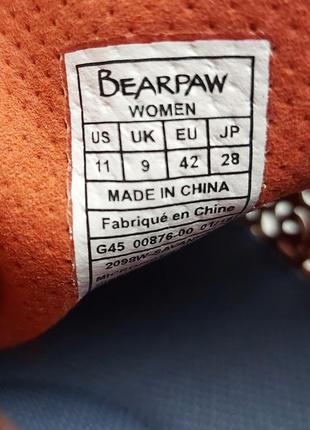 Bearpaw оригинал невесомые терракотовые замшевые кеды с перфорацией5 фото