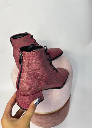 Эксклюзивные ботинки деми зима натуральная кожа замша италия6 фото