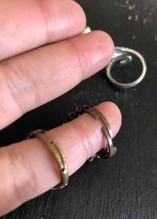 Винтажные кольца перстни "тени прошлого"8 фото