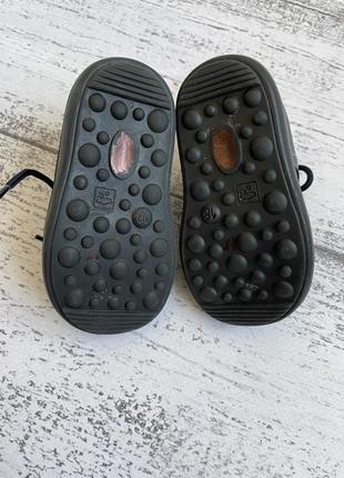 Крутые кожаные кроссовки кеды ботинки размер 18(12см стелька)4 фото