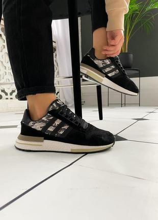 Женские кроссовки adidas zx 500 rm black como  ⁇  smb