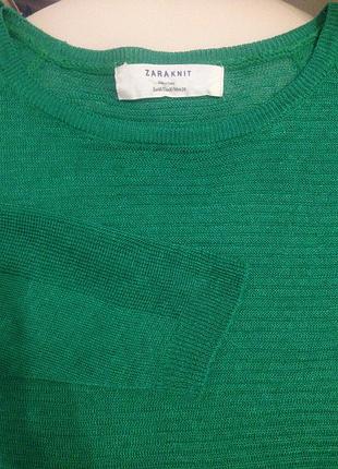 Тонкий джемпер, zara, розмір s 5