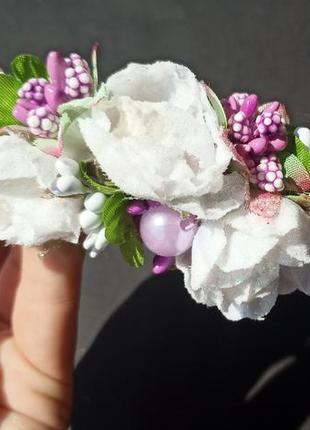 Обруч з квітами