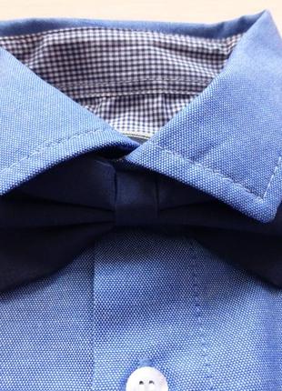 Сорочка з краваткою - метеликом для хлопчика3 фото