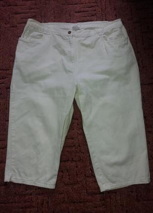 Винтажные бриджи джинсовые большого размера р.201 фото