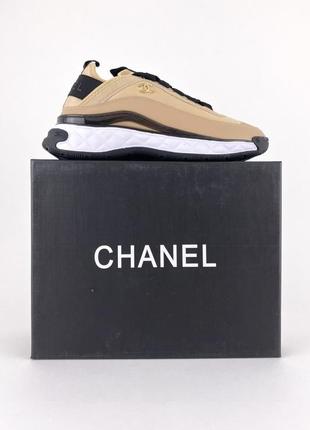Sneakers beige black женские песочные бежевые премиум кроссовки стильные жіночі бежеві кросівки