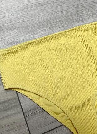 Високі жовті трусики плавки від купальника h&m3 фото