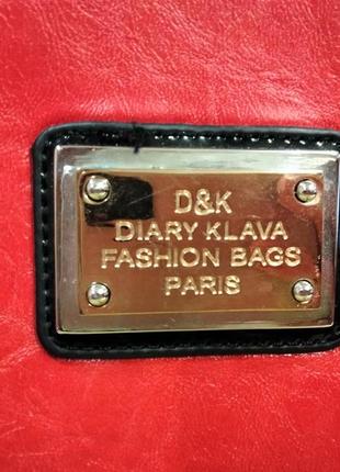Сумка красная d&k diary klava 2