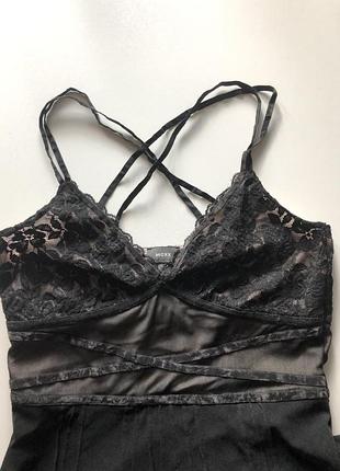 Плаття чорне з мереживом від mexx