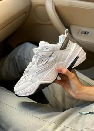 Шикарные женские кроссовки nike m2k white/black