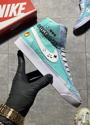 Кросівки with nike blazer mid '77 game over