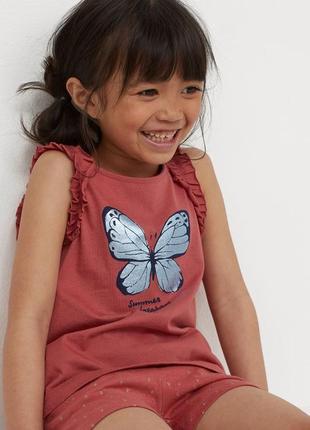 Майка для девочки h&m 8-10