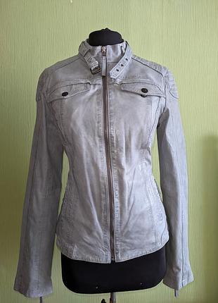 Шикарна шкіряна куртка натуральна шкіра mod miracle of denim