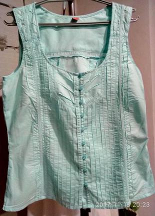 Ніжно тоненька блакитна блуза