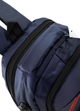 Якісний анатомічний смарт рюкзак з usb портом та кишенею для ноутьука🌟ідеальний для міста та школи4 фото