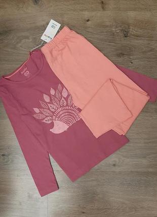 Пижама lupilu для девочек р-р 110-116 на 4-6 лет