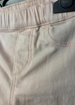 Дитячі персикові джинси h&m на дівчинку4 фото