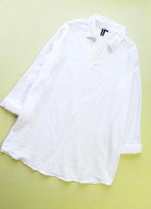 Белая рубашка свободного кроя от izabel,италия