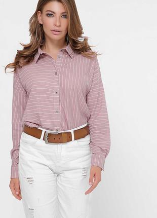 Рожева сорочка вільного крою | 49597