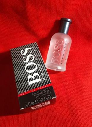 Hugo boss bottled sport 100мл чоловіча туалетна вода, парфуми хюго бос спорт парфумована вода хюго бос