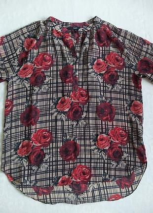 Блуза next рукав три четверти реглан