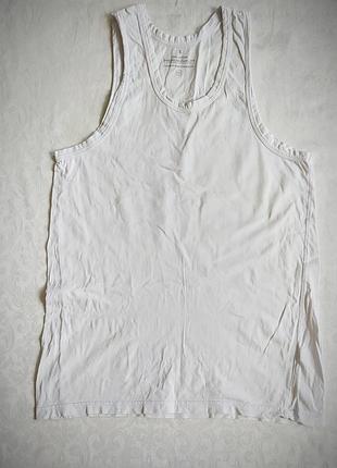 Біла чоловіча майка бавовна tu