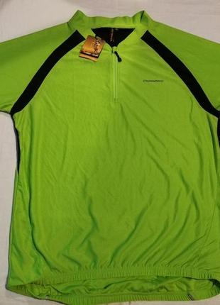 Чоловіча зелена джерсі велофутболка muddyfox