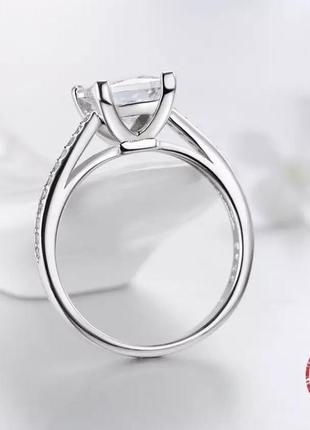 Кольцо серебро 925 проба,перстень,колечко с камешком4 фото