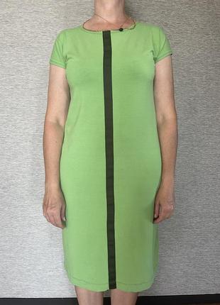 Платье @don.bacon зелёное трикотажное