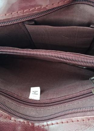 Кожаная сумочка из индии3 фото