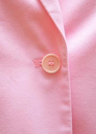 Укорочений ніжно рожевий піджак8 фото