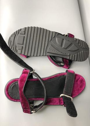 Sandro удобные сандалии кожаные велюр босоножки люкс на липучках ортопедические rundholz owens5 фото