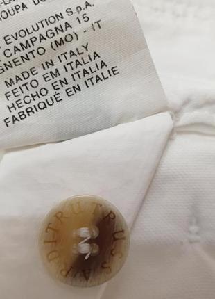 Trussardi оригінал італія білі штани штани з кишенями 42 піт 39 см7 фото