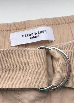 Стильные штаны gerry weber брюки карго бежевые5 фото