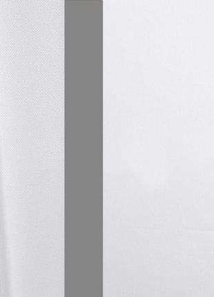 Порт'єрна тканина для штор канвас (мікровелюр) білого кольору