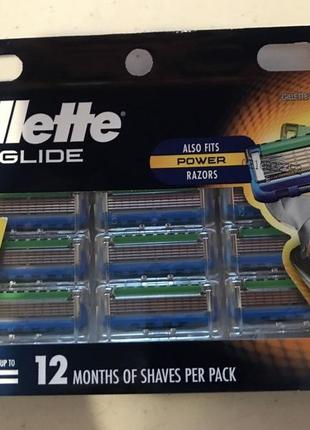 4 картриджа из упаковки gillette fusion proglide оригинальные лезвия, кассеты для бритья из сша