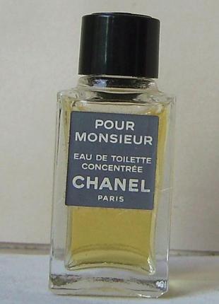Мініатюра - chanel monsieur - edt concentree - 4 мл оригінал. вінтаж