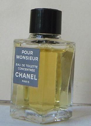 Мініатюра - chanel monsieur - edt concentree - 4 мл оригінал. вінтаж2 фото