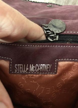 Маленькая сумка через плече с цепями клатч в стиле stella mccartney falabella6 фото