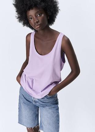 Стильна жіноча майка zara в наявності .